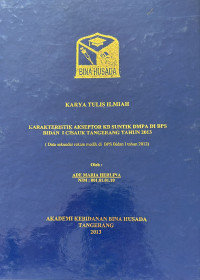 Karakteristik Akseptor KB Suntik DMPA Di BPS Bidan I Cisauk