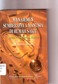 Image of Manajemen Sumber Daya Manusia Di Rumah Sakit